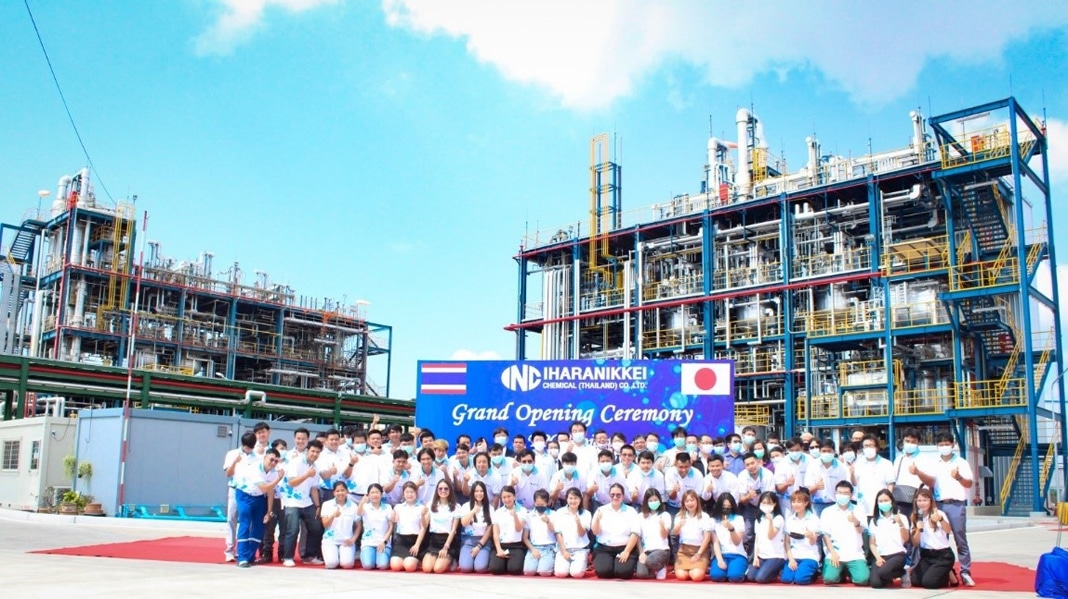 Production base in Thailand "Iharanikkei Chemical (Thailand) Co., Ltd."